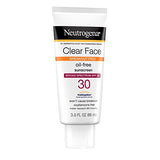 ▶ Neutrogena  Clear Face Liquid Lotion Sunscreen Broad Spectrum SPF 30, 3 Oz
