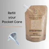 POCKET CARE | Desinfectante Spray - Sin Alcohol | Refill 200ml - Neutro | Antibacterial Spray de Bolsillo Orgánico | Sanitizante para Manos - Hand Sanitizer | 100% Natural