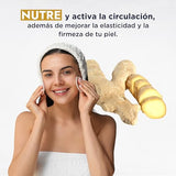 ▶ HEBBE- Hidrolato de Jengibre 120 ml | Antiinflamatorio | Antioxidante | Analgésico | Calmante | Tonificante | pH Natural | Ideal para la Piel | Bactericida | Antiedad | Contenido 120 ml