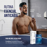 Anacastel Minoxidil Solución 5% | Tratamiento Capilar Anticaída Cabello I Minoxidil Barba y Bigote | Alarga Fase de Crecimiento del Cabello | Hombres y Mujeres | Formato Spray (Azul, 3 Pack)