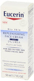 ▶ Eucerin Urea Repair Crema Facial Hidratante, 5% Urea y Ceramidas, 50ml, Sin Fragancia