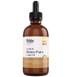 ▶ HEBBE  - Aceite de Ricino 50 ml. 100% Puro, Hidratante y Antiinflamatorio, Ideal para Piel y Cabello