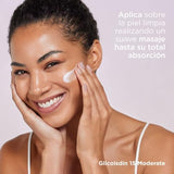 ▶ ISDIN Glicoisdin 15 moderate, crema facial con efecto peeling y acido glicolico, hidratacion y elasticidad para tu piel, 50ml