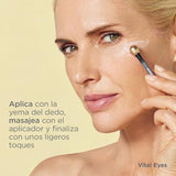▶ ISDIN Isdinceutics vital eyes, crema contorno de ojos antiarrugas, con melatonina y cafeina, 15 ml