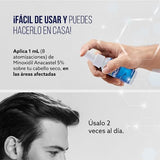 Anacastel Minoxidil Solución 5% | Tratamiento Capilar Anticaída Cabello I Minoxidil Barba y Bigote | Alarga Fase de Crecimiento del Cabello | Hombres y Mujeres | Formato Spray (Azul, 3 Pack)