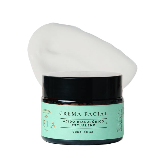 TEIA cosméticos, Crema facial escualano + ácido hialurónico