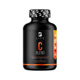 Vitamina C y Raíz de Jengibre de 120 Cápsulas 600 mg. Ingredientes Naturales. C Blend B Life.