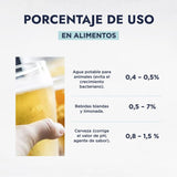 ▶ HEBBE - Ácido Láctico, Exfoliante y Regulador de pH para Cosméticos, 1000 g