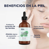 ▶ HEBBE  - Extracto de Centella Asiática 100% Puro, Hidratante y Rejuvenecedor para Cosméticos, 100 g