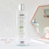 ▶ ISDIN Micellar Solution Limpiador facial 4 en 1 para pieles sensibles, 400 ml