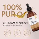 ▶ HEBBE  - Aceite de Ricino 50 ml. 100% Puro, Hidratante y Antiinflamatorio, Ideal para Piel y Cabello