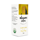 OLEUM VITAE Aceite Esencial de Ylang Ylang. Cananga odorata. 100% Puro y Orgánico. Certificado USDA ORGANIC. Aplicación Interna, Externa y Aromática. 15ml