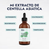 ▶ HEBBE  - Extracto de Centella Asiática 100% Puro, Hidratante y Rejuvenecedor para Cosméticos, 100 g