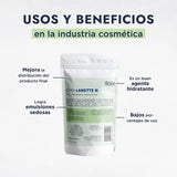 ▶ HEBBE  - Lanette N, Emulsionante y Estabilizante para Cosméticos, 500 g