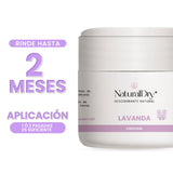 ▶NaturalDry  - Desodorante Mujer sin aluminio - Sin Parabenos - No obstruye los poros - Hidrata tu piel - Elimina el mal olor -permite la transpiración - Olor agradable a Lavanda - En tarro (1 unidad)