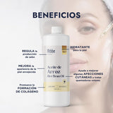 ▶ HEBBE  - Aceite de Arroz 100% Puro, Antioxidante e Hidratante para Piel y Cabello, 1000 g