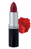 ▶ BENECOS Natural Lipstick (Catwalk) - Beautiful Deep Red Shade - Long Lasting Gorgeous Color, Soft & Smooth Moisturized Lips, Organic, Vegan