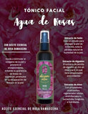 Tonico Facial con Aceite Esencial de Rosa Damascena 120 ml