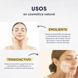 ▶ HEBBE  - Ácido Esteárico Puro, Emulsionante y Espesante para Cosméticos, 1000 g