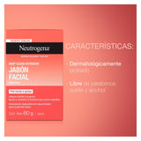 ▶ Neutrogena Jabón Facial En Barra Neutrogena Deep Clean Intensive Glicerina 80 g, 1 item