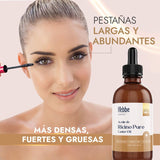 ▶ HEBBE  - Aceite de Ricino 50 ml. 100% Puro, Hidratante y Antiinflamatorio, Ideal para Piel y Cabello