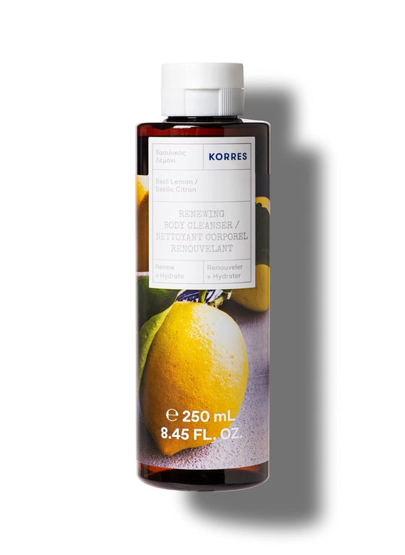 KORRES Korres Basil Lemon Renewing Body Cleanser 250Ml, 8.5 fl. oz.