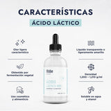 ▶ HEBBE - Ácido Láctico, Exfoliante y Regulador de pH para Cosméticos, 120 g