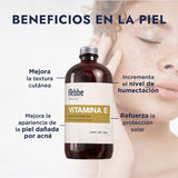 ▶ HEBBE  - Vitamina E Líquida 100% Pura, Antioxidante y Nutritiva para Piel y Cabello, 500 g