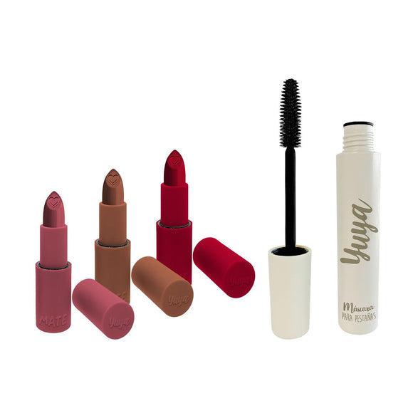 ▶ Republic Cosmetics Yuya   - Set maquillaje Te Quiero Conmigo con labiales en barra