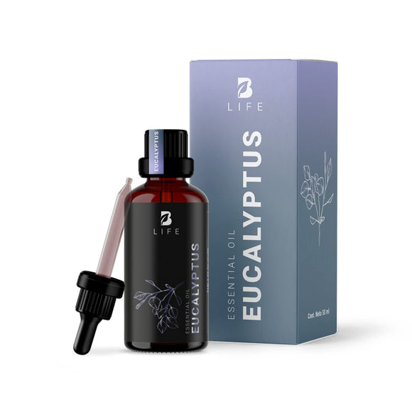 Aceite Esencial con Ingredientes Puros y Naturales, Aromalogía de 50 ml. Aceite Esencial Eucalipto. B Life