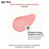 ▶ Kjaer Weis Matte Naturally Liquid Lipstick Honor