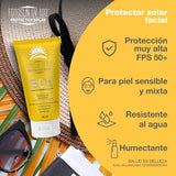 Fotosun UV 100 Protector Solar Facial Fps 50 Crema para Todo Tipo de Piel Protección Contra los Rayos del Sol Uso Diario 60ml