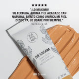 Xamania BB Cream 3en1 - Maquillaje Natural + FPS 30 Físico + Hidratación Profunda con Jojoba & Incienso | Cobertura Media, No Comedogénica | No-Tóxico, Vegana, Cruelty Free , Clean Makeup, Hecho en México (#3 Medio, 30ml)