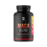 Complejo de Maca 200 Cápsulas 1000 mg por porción. Maca Amarilla, Negra, Roja y Pimienta Negra. Ingredientes naturales. Maca Blend B Life.