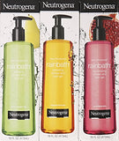 ▶ Neutrogena  Rainbath Multi-pack of 3, 1 Original Formula, 1 Pomegranate and 1 Pear & Green Tea, 16 fl oz bottles