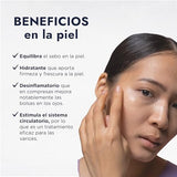 ▶ HEBBE- Hidrolato de Jengibre 120 ml | Antiinflamatorio | Antioxidante | Analgésico | Calmante | Tonificante | pH Natural | Ideal para la Piel | Bactericida | Antiedad | Contenido 120 ml