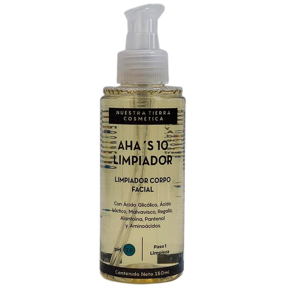 Limpiador Corpo Facial con Ácido Glicólico y Láctico. Despigmentante/Retexturizante 150ml