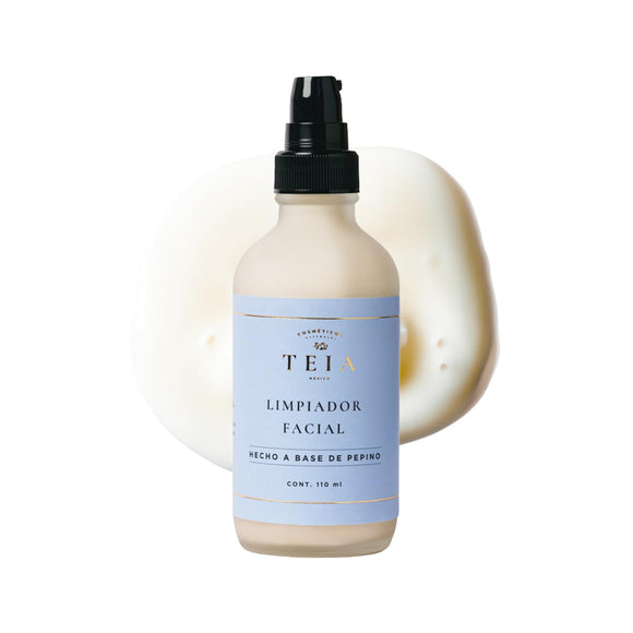 TEIA COSMETICOS Leche desmaquillante humectante bifásica con jojoba, argán y almendras. 110 ml