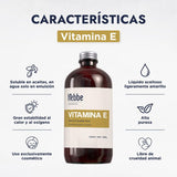 ▶ HEBBE  - Vitamina E Líquida 100% Pura, Antioxidante y Nutritiva para Piel y Cabello, 500 g