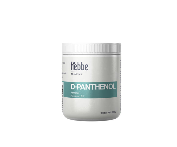 HEBBE - Panthenol 100g | Brillo y Suavidad para Cabello | Protege de Daño Solar | Potenciador de Hidratación Profunda | Fomenta Regeneración Celular y Cicatrización.