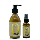 OLEUM VITAE. Kit Duo Body Lotion y Mist Geranio-Vainilla. Crema corporal y Fragancia con Aceite Esencial de Geranio.