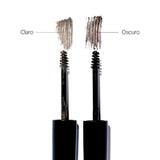 TEIA COSMETICOS Gel para peinar y estilizar cejas de ingredientes naturales (tono café obscuro)