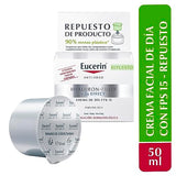 ▶ Eucerin Refill Crema anti edad Hyaluron-Filler Crema de Día FPS15 (50 ml) con ácido hialurónico que ayuda a reducir líneas de expresión