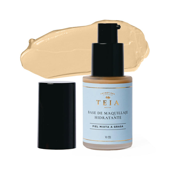 TEIA COSMETICOS Maquillaje para piel grasa mixta de ingredientes naturales - 30 gr tono claro