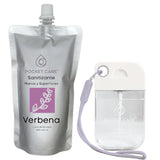 ▶ POCKET CARE  | KIT Desinfectante Spray - Sin Alcohol | 50ml - VERBENA | Antibacterial Spray de Bolsillo Orgánico + REFILL 200ml | Sanitizante para Manos | Hand Sanitizer 100% Natural