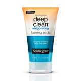 ▶ NeutrogenaExfoliante Facial Neutrogena Deep Clean Energizante 124 ml + Limpiador Facial Neutrogena Deep Clean Para Piel Normal a Mixta 200 ml