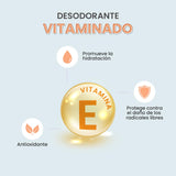 ▶NaturalDry  - Desodorante Natural UNISEX - 100% Natural - No obstruye los poros - SIN ALUMINIO - Sin parabenos - Hidrata tu piel - Elimina el mal olor - Aroma a Verbena (1 unidad)