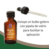 OLEUM VITAE Aceite Esencial de Lavanda 120ml. Lavandula Angustifolia. 100% Puro y Orgánico. Certificado USDA ORGANIC. Aplicación Interna, Externa y Aromática.