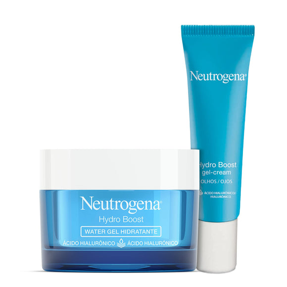▶ Neutrogena  Gel Hidratante para Ojos Hydro Boost 15 g + Hidratante Facial Hydro Boost Water gel 50 g