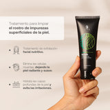 ▶ B Life  Exfoliante facial 120 ml con más de 95% de Ingredientes Naturales, Crema Exfoliante de Rostro con Extracto de Aloe Vera y Nuez. Facial Scrub B Life.